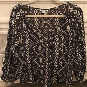 American Eagle Outfitters- patterned blouse